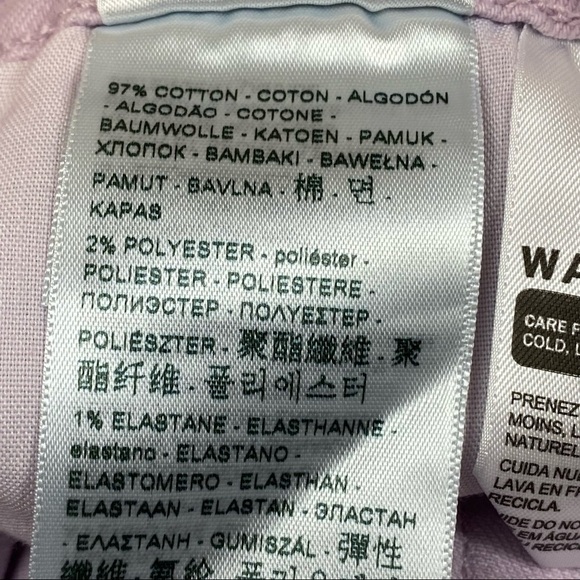 Levi’s Premium Denim Ribcage Lavender Shorts Size 26‎ - Picture 14 of 15